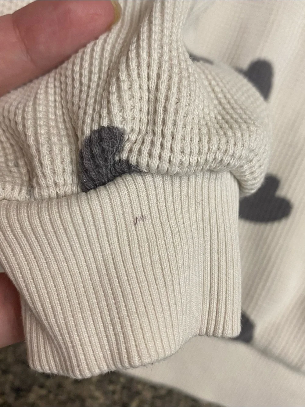 Zara Toddler Girls Hearts Long Sleeve & Distressed Denim Set Size 3-4